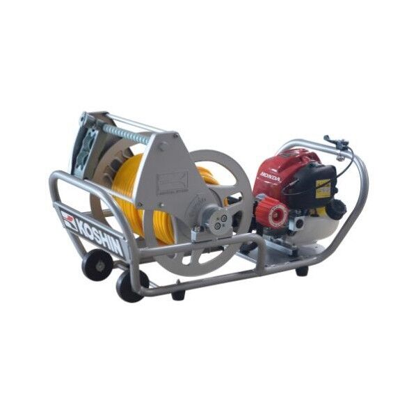 エンジン式小型動噴 赤.銀 6mm×50mホース 50mホース MS-ERH50 1