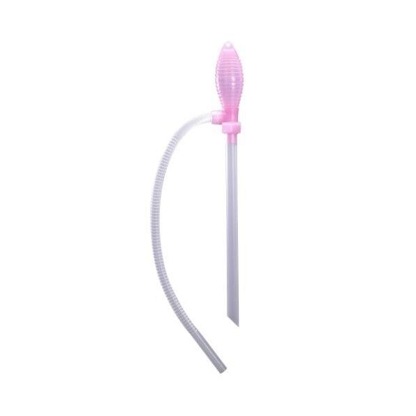 手動灯油ポンプ(大) ピンク.白 D62×W62×H613 PH-20 1個