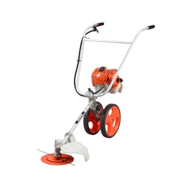 手押し式エンジン草刈機 オレンジ.銀 2サイクル 2サイクル EBC-26C 1台