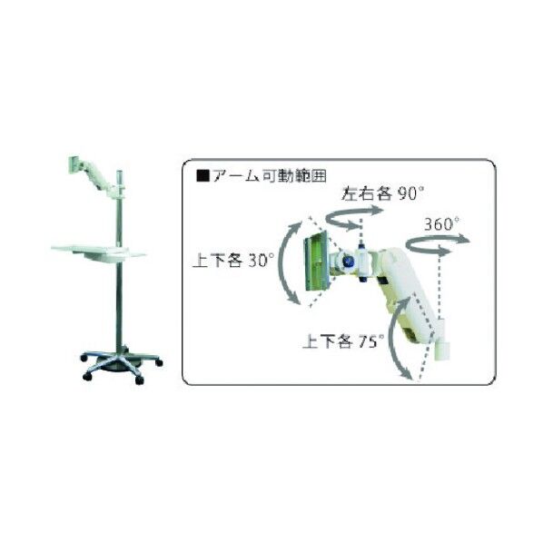 モービルワークスタンド(バルーン取付モービルワークスタンド) FFP-TMWS-BA 1点