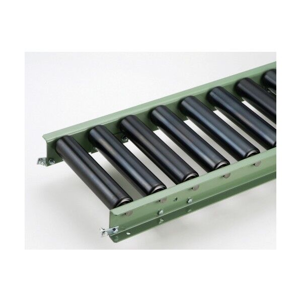 スチール製ローラコンベヤR6038SB型1500LX500WX75P R6038SBX1500L500W75P 1点