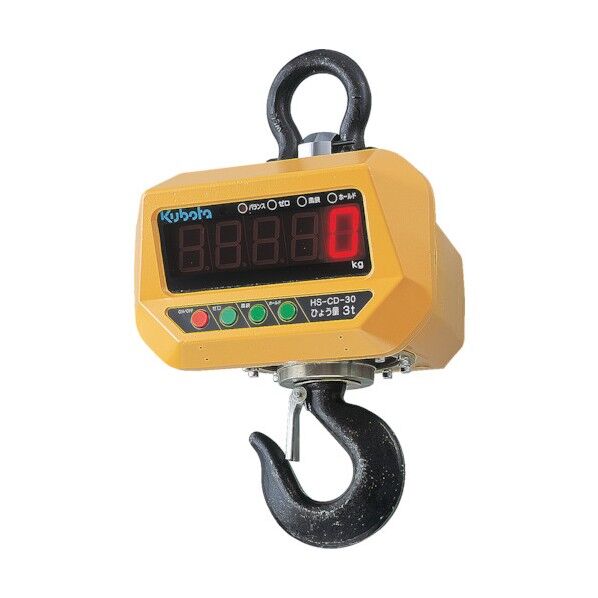 防水・防塵直示式ホイストスケール5000kg用(検定付) HS-CD-50-K 1点