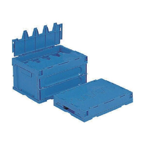 フタ一体型折りたたみコンテナー 553830 サンクレットオリコン28B