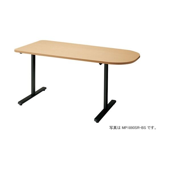 ナイキ 会議用テーブル (半円形・H720) MP1575SR-BS 1点