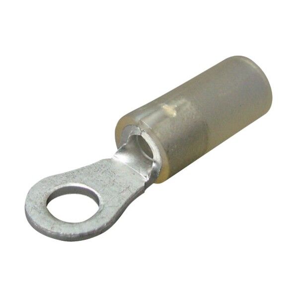 絶縁被覆付圧着端子(R形) 丸形 絶縁筒部ストレートタイプ(100PCS) TGV 3.5-5L-CLR 1点