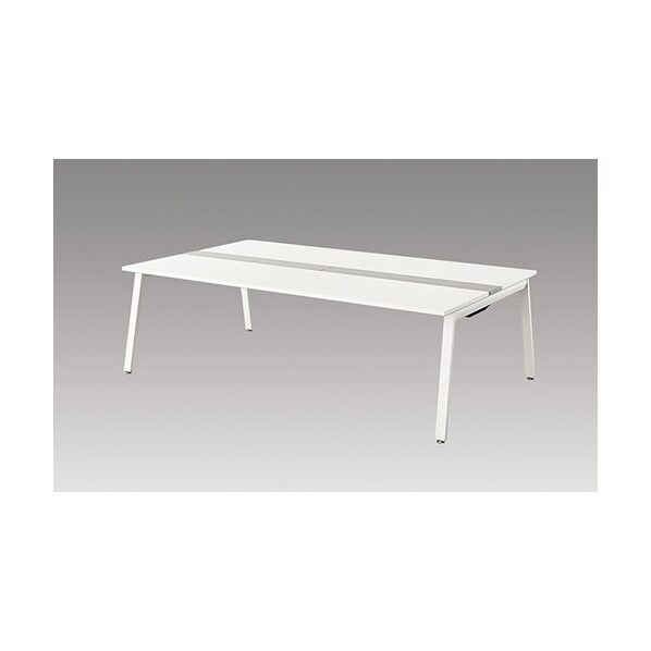 大型ベンチテーブル (基本型) (両面タイプ) RXFN2412K-WH 1点