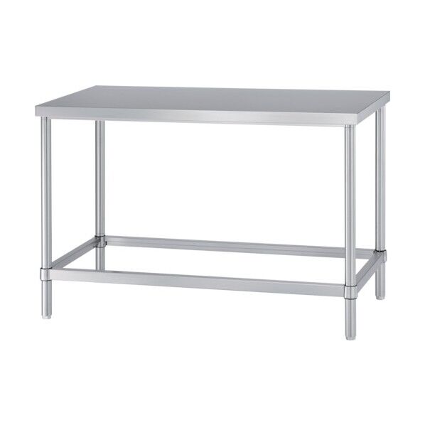 ステンレス作業台四方枠 間口1800×奥行750×高さ800 WZN-18075 1点