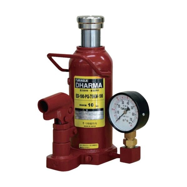 ゲージ付油圧ジャッキ 能力4t ED-40-PG-75KM-40 1点