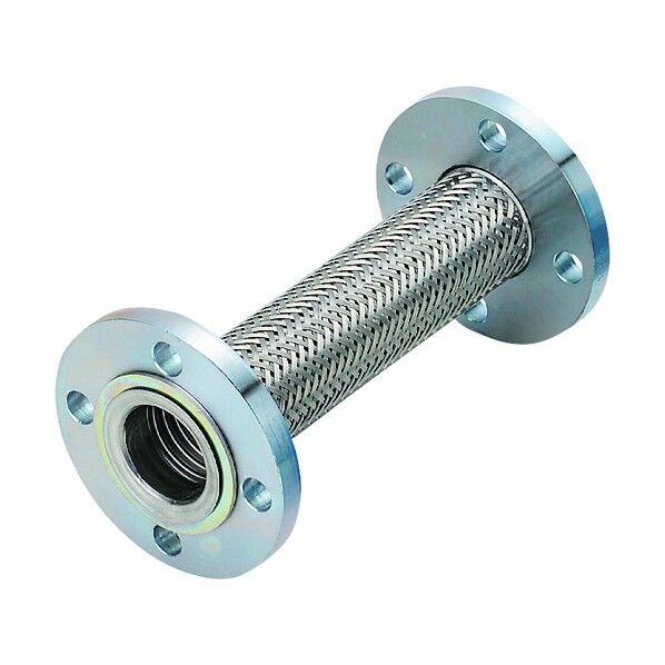 フランジ式(無溶接)フレキシブルホース フランジ10K/SUS304(ALLSUS304) 32A×1500L NK-3300/10K-SUS304-32A-1500L 1点