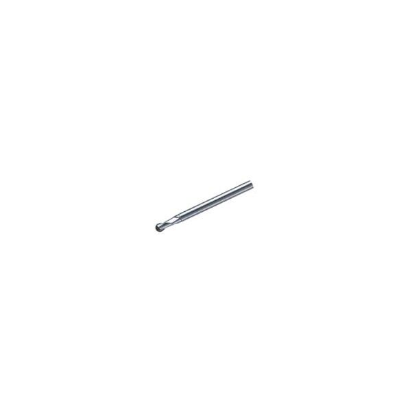 ミツビシマテリアル 三菱K 2枚刃KHAスーパー ハイスボールエンドミルミディアム刃長(M)2.5mm S2MBR0125 1点