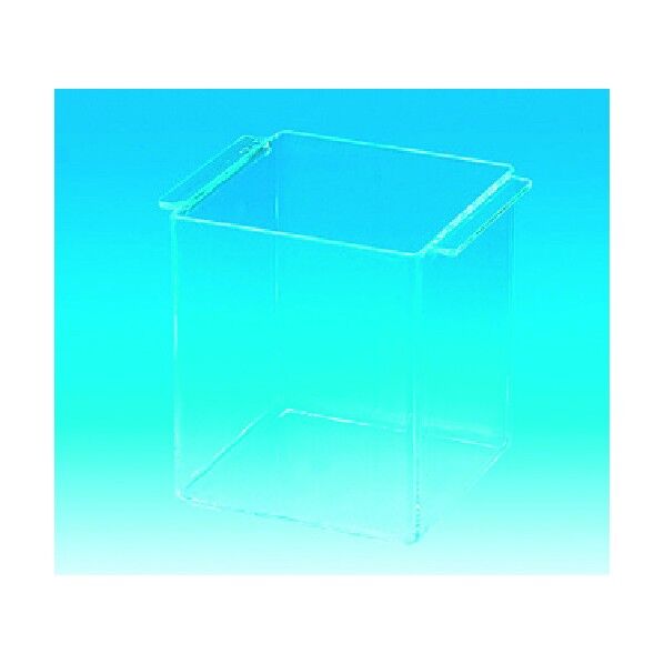 東京硝子器械 石英ガラス板製角型容器 100mm角 284-15-16-01 1点...