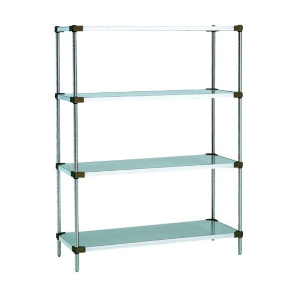 シェルフ 610mm 4段 LSS760AD・P1590 115-58-40-21 1点