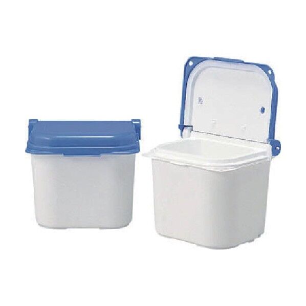 保冷牛乳箱6型 200830 白/青 200830WH/BL01 1点