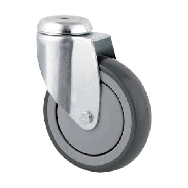 ボルト穴式キャスターAGILA(ポリウレタン車) φ100 自在式 2470UAP100P30-11 1点