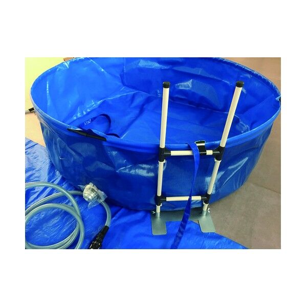 除染テント用給水・排水兼用組立式水槽 1000L TKW-1000 1点