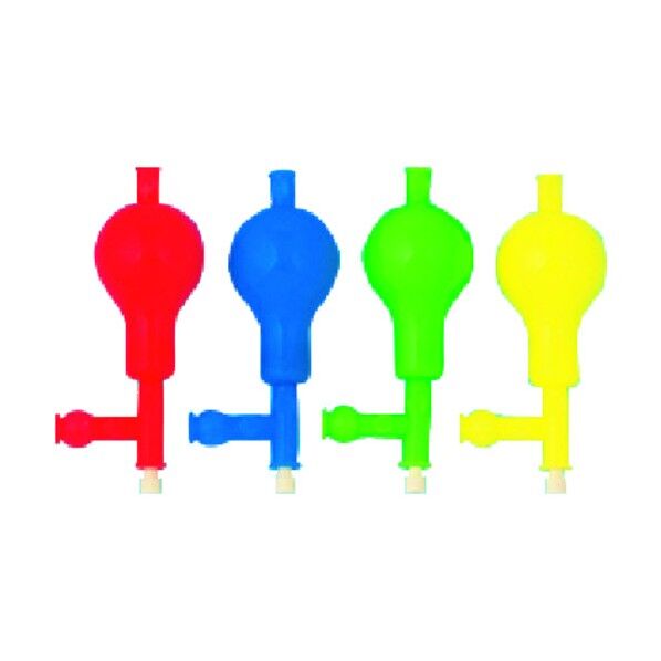 シリコンカラー安全ピペッター 赤 50mL 161-23-03-01 1点