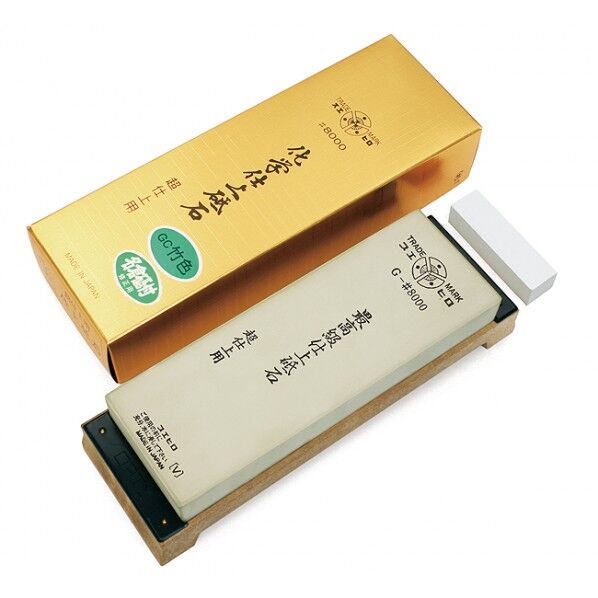 極上仕上げ砥石 台付 NoG-8(#8000)竹色 6666800 61-6633-67 1点