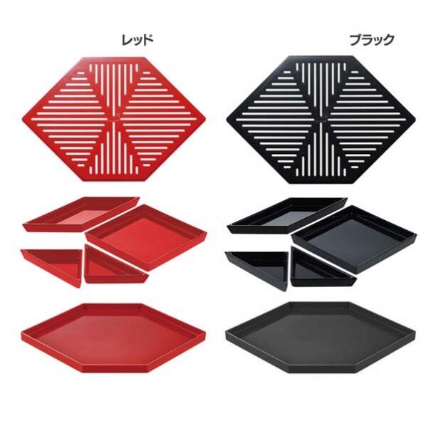 マルチトレイ パティエ レッド PR-060 1個