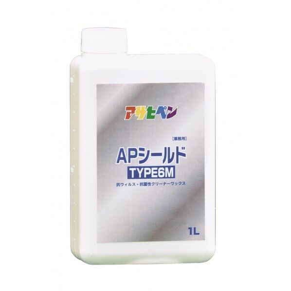 APシールド TYPE6M 業務用(抗ウイルス・抗菌性クリーナーワックス) 1L 1個
