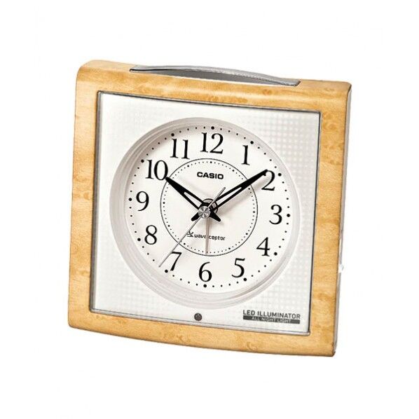 夜見えライト付き電波クロック (白木) TQT-251NJ-7JF 1個