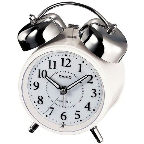 電波・ベル音アラームクロック (ホワイト) TQ-720J-7JF 1個