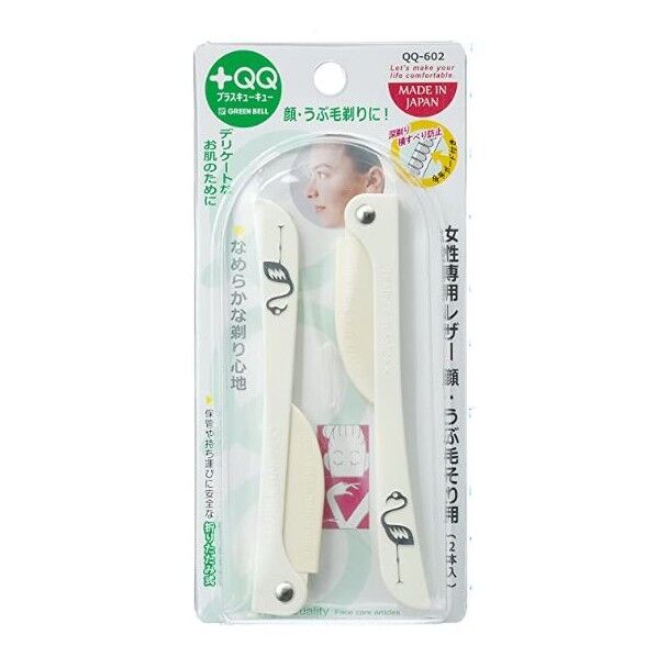 女性専用レザー顔・うぶ毛そり用 117mm QQ-602 1個