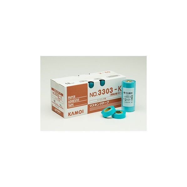 カモイ 3303K-24-5 マスキング弱粘着 24mm 5P 3303K-24-5 5個