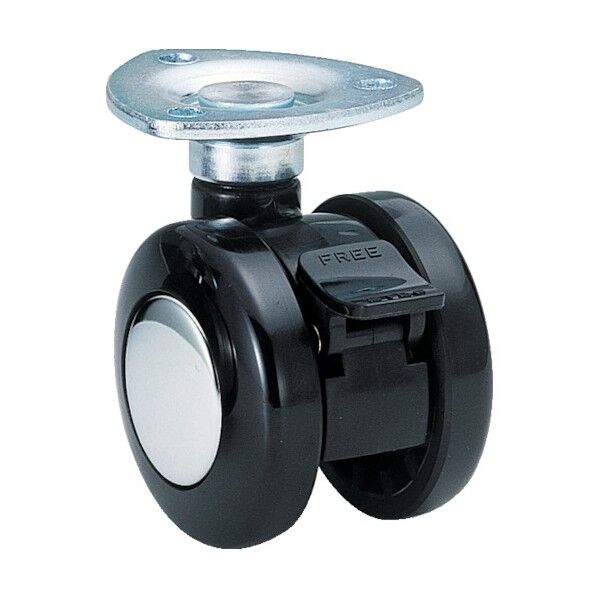 ナイロン車輪 50径 許容荷重60kgf 黒 TY50S 1点