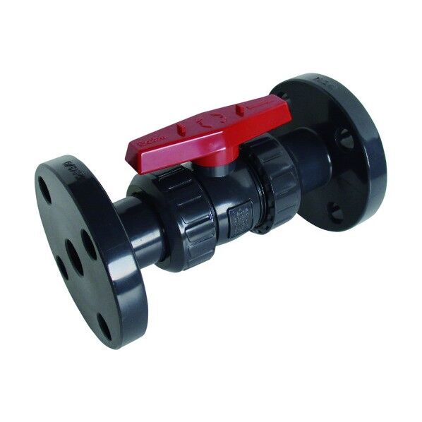 ボールバルブ禁油 本体材質PVC シール材質EPDM JIS10KF 20A BV20FXE 1点