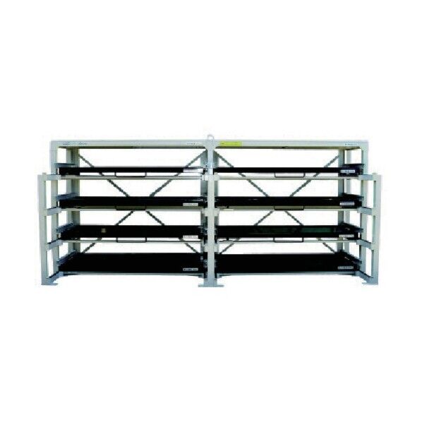 フルスライド式収納棚 スライダ-ラック ×800×300H L10W-1200 1点