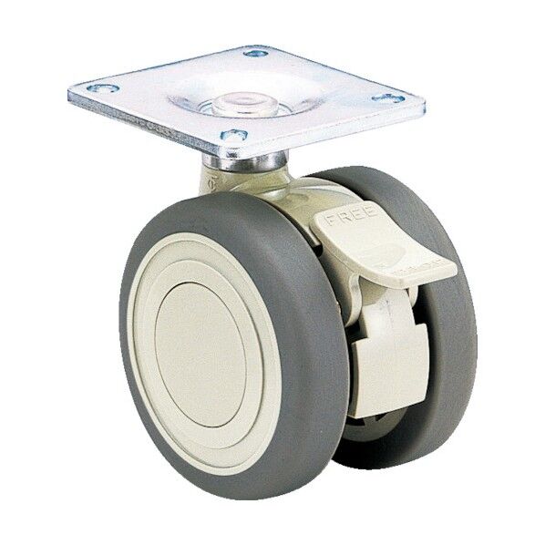 エラストマー車輪 75径 TEC75S 1点