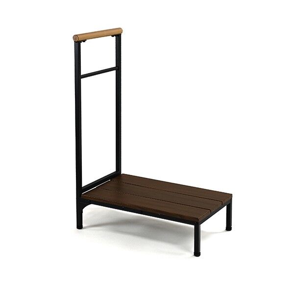 安心らくらく玄関台 ブラウン 幅61×奥行36×高さ88cm SG-T60 BR WN 1台