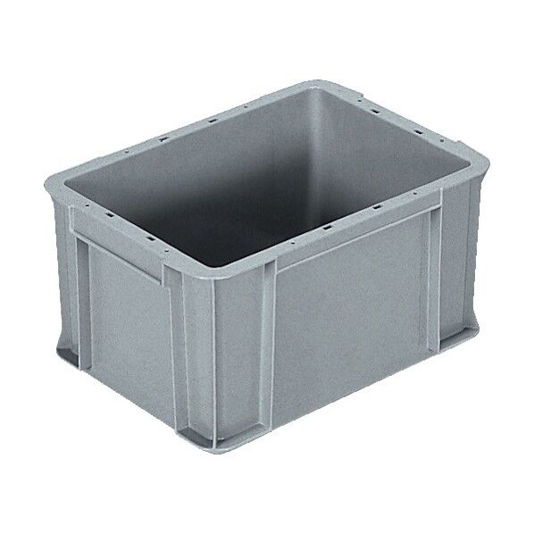 ボックス型コンテナー 201709 サンボックス#17ー2(水抜孔無)ライトグレー SK-17-2-GLL 1点