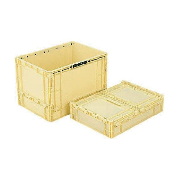 折りたたみコンテナー 557050 オリコンEP100B クリーム