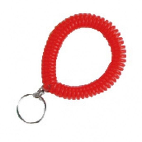 ブレスレットキーホルダー レッド 1個