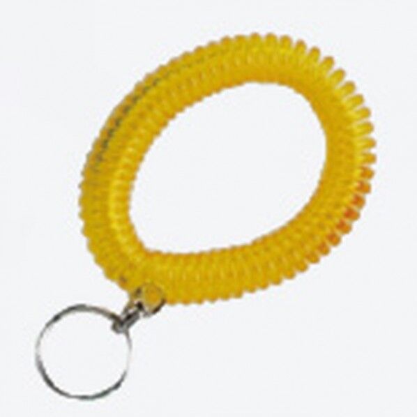 ブレスレットキーホルダー イエロー 1個