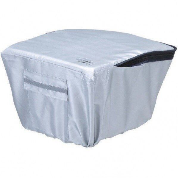 ファスナー式カゴカバーDX リアタイプ シルバー