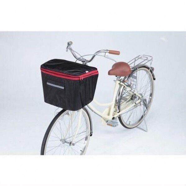 2段式前カゴカバー ブラック