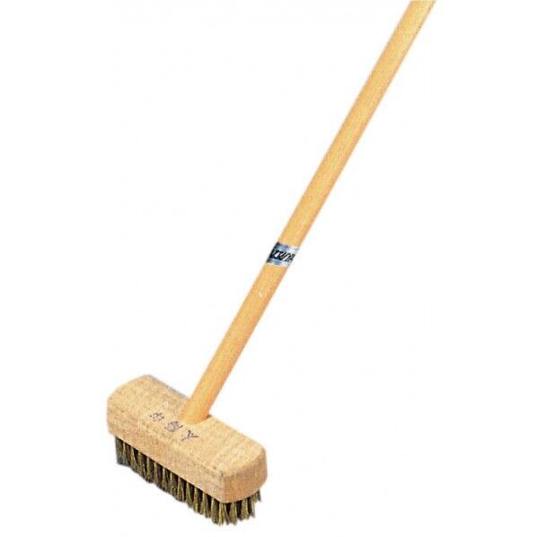 真鍮デッキブラシ 木柄 43024 1個