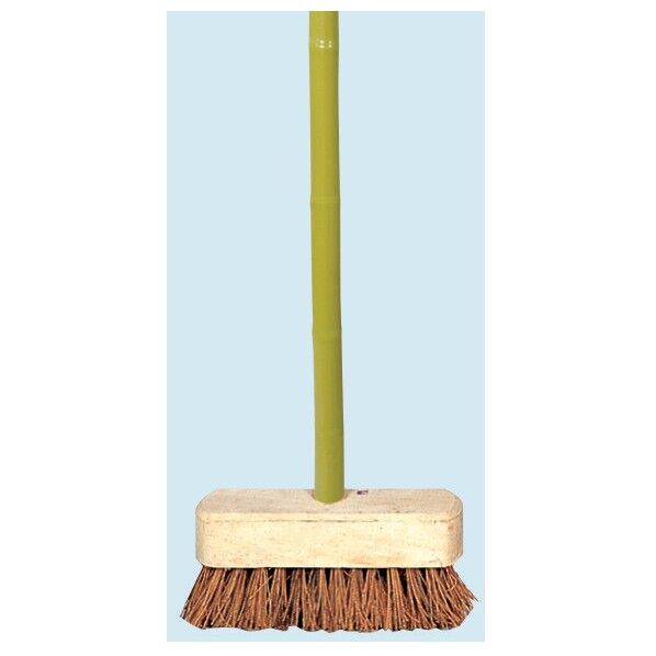 地球シダデッキブラシ 竹柄 42010 1個