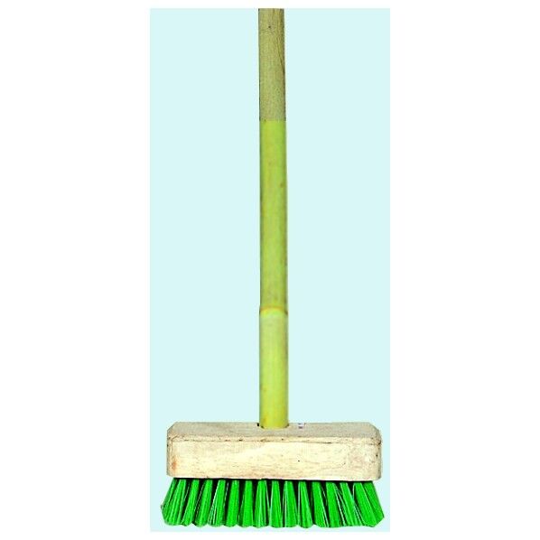 地球化繊デッキブラシ 竹柄 42510 1個