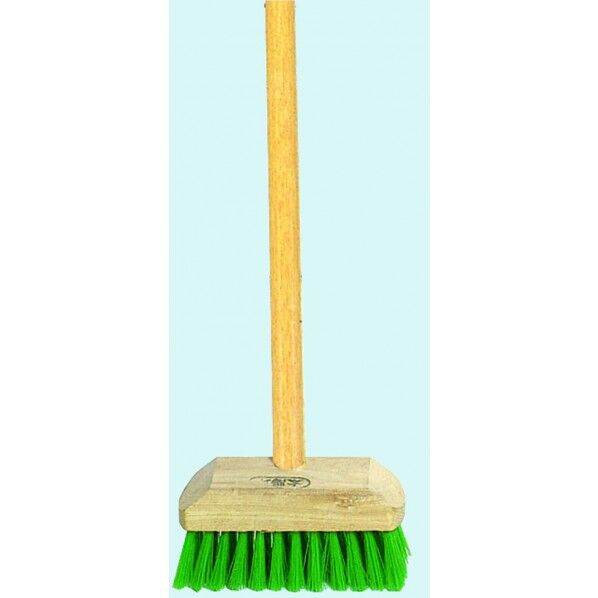 太陽木柄化繊デッキブラシ6寸 42517 1個