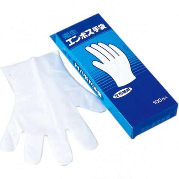 八ツ矢工業 エンボス手袋 M 100枚入 62055 1個