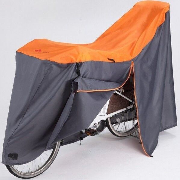 サイクルカバー オレンジ/グレー