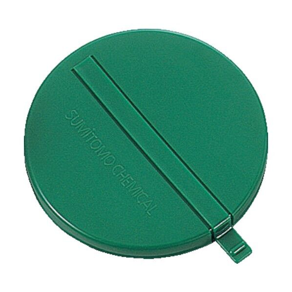 サンコー プラスチックドラムPDC200Lー5用 804590 200Lー5シールキャップ緑 SK-804590-GR 1点