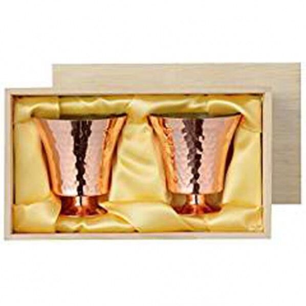 純銅高台タンブラー 2PCセット 径95×95mm 1つ