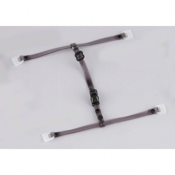 アゴ紐 透明ビニール スモーク TE-4-S 1個