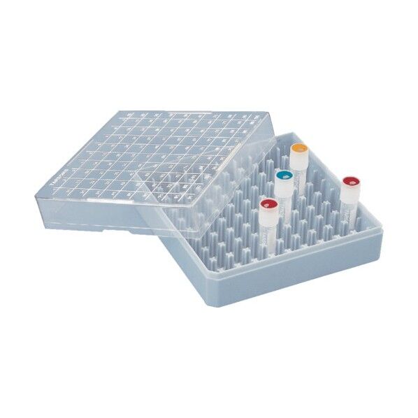 クライオボックス100 PC製 孔数100 1.0・1.8ml用 524020 1点