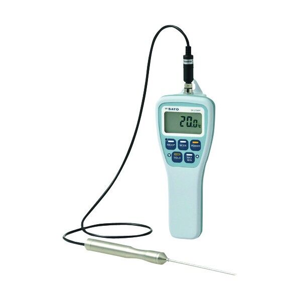 防水型デジタル温度計 SK-270WP センサ付 359-70-23-29 1点