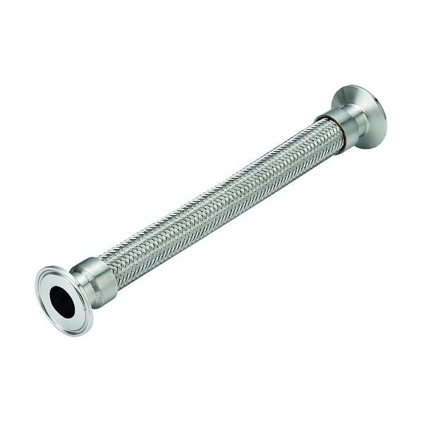 サニタリーフランジ(フェルール)式フレキシブルホース ALLSUS304 1.25S×1700L NK-1800/SUS304-1.25S-1700L 1点